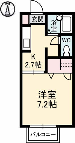 ドゥ・パシオーネ　Ｂ棟B0202-2