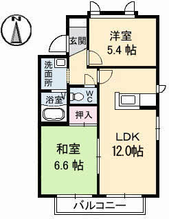 グリーンコーポＮ　　Ａ棟 A0101号-16