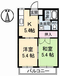 グリーンコーポＮ　　Ｂ棟B0208-2