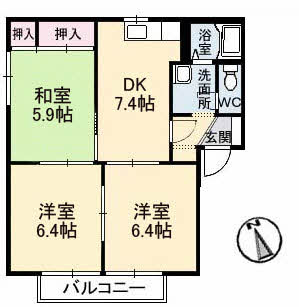 サニーズ福庭　Ａ棟A0101-2