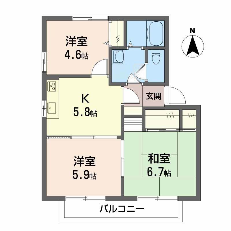 ベルエア　Ｅ棟E0102-2