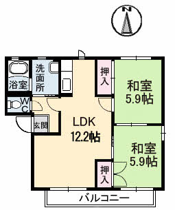 ベルエア　Ｄ棟D0205-2