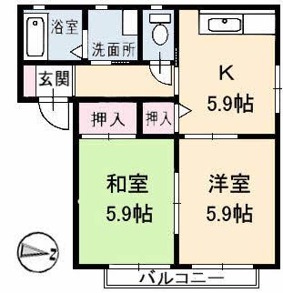 オータムＫ　Ｂ棟 B0202号-12