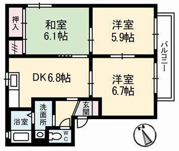 シャーメゾン　グリーンヒル　Ａ棟A0102-2