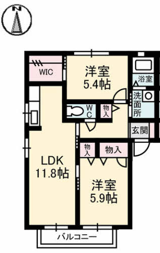 シャルマン　Ａ棟 A0101号-2