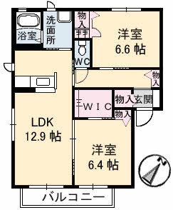オーチャード　Ｃ棟 C0101号-2