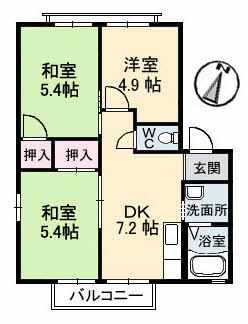 タカセコーポ　Ｄ棟D0201-2
