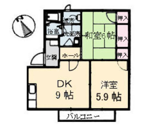 フレグランス中山台　Ｂ棟B0101-2