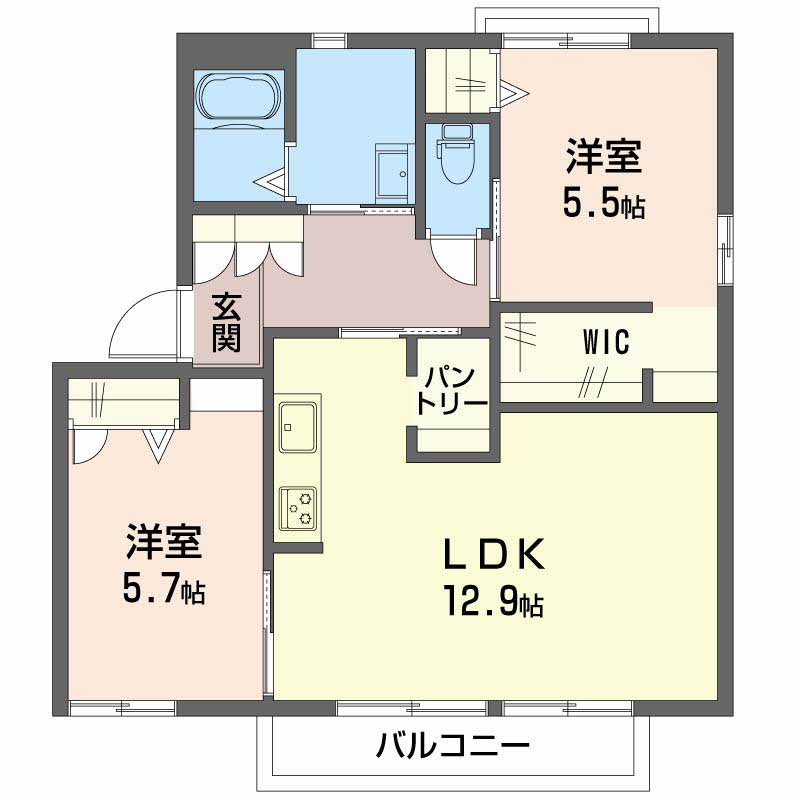 ピースハイツＫ　Ｃ棟B0201-2