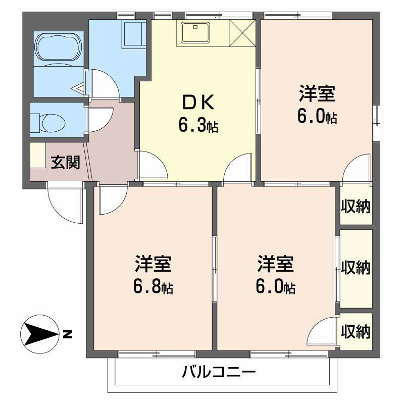 クレセンド楽々園　Ａ棟A0202-2