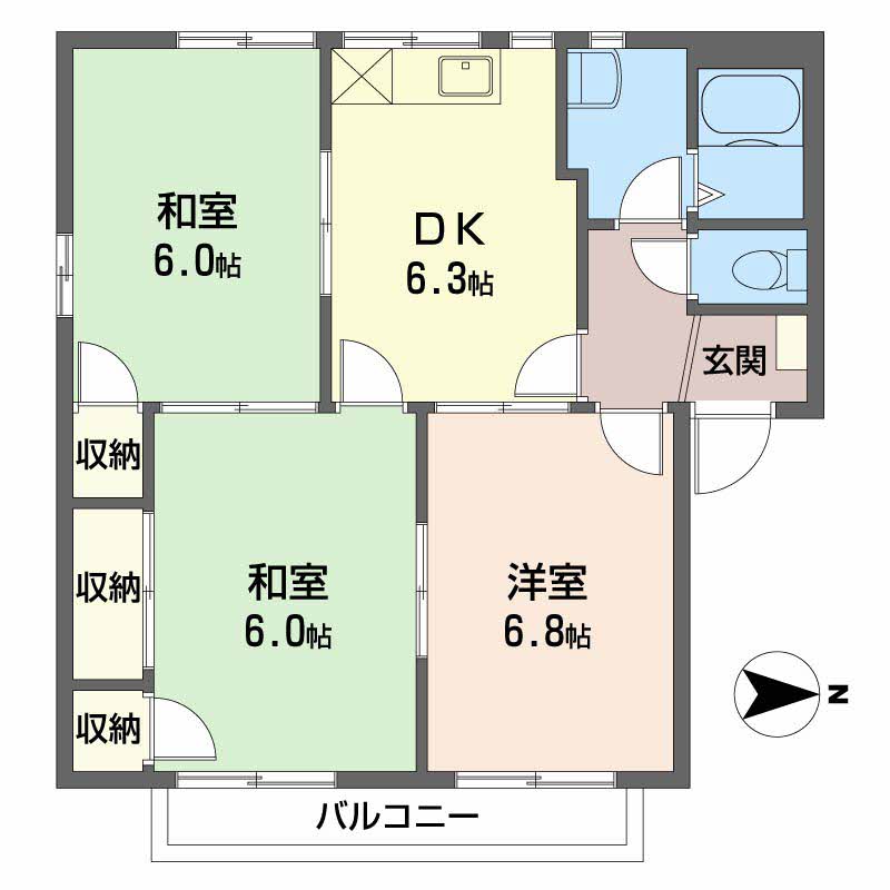 クレセンド楽々園　Ａ棟 A0101号-12