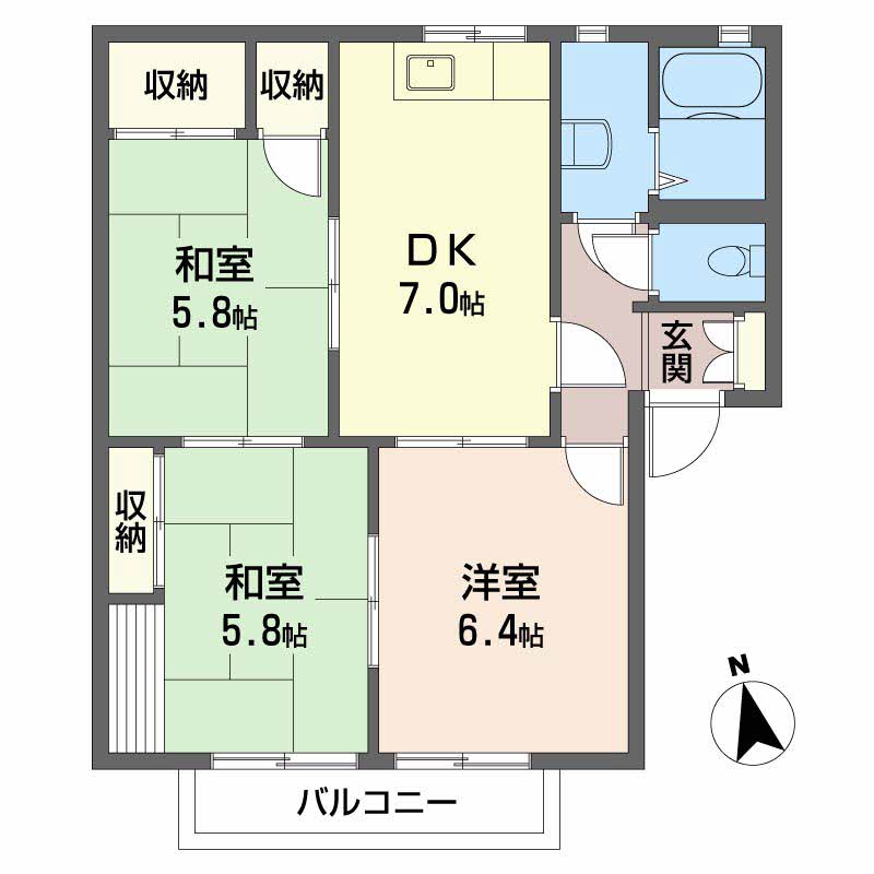 サントークＴＡＮＡＢＥ　　Ａ棟A0102-2