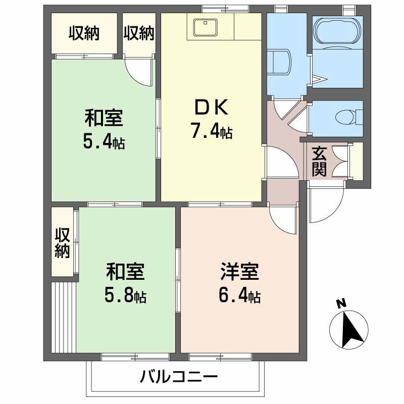サントークＴＡＮＡＢＥ　　Ａ棟 A0202号-14