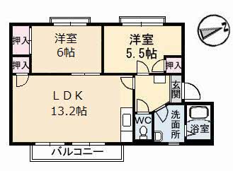 フレグランスＫＭ　Ｆ棟B0102-2