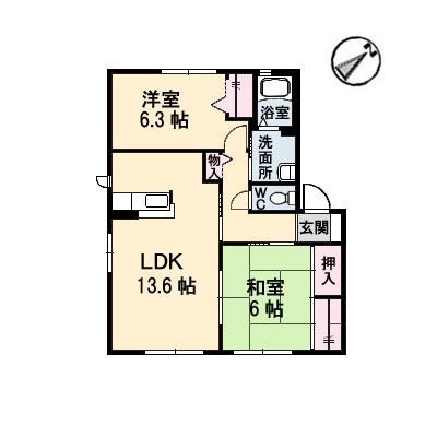 カミーリア　Ｂ棟 B0102号-16