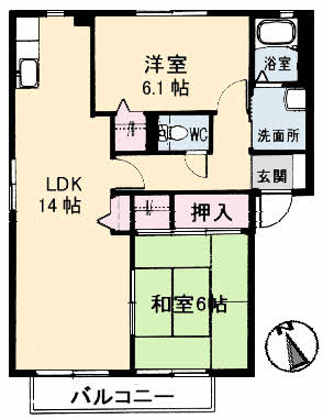 シャルマン高須　Ｂ棟B0201-2
