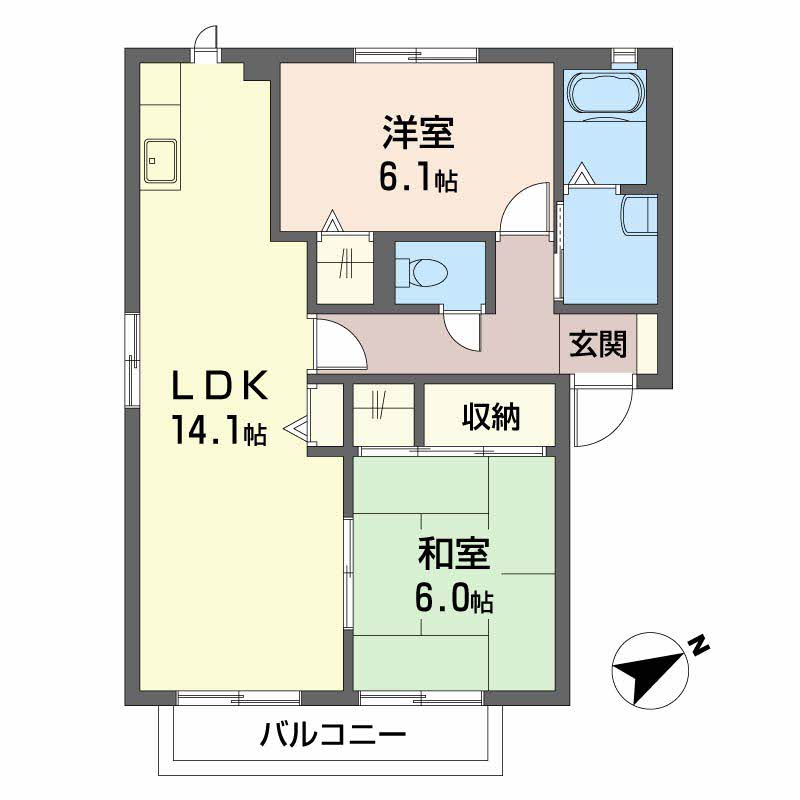 ハイツ上祗園 A棟 A0201号-2