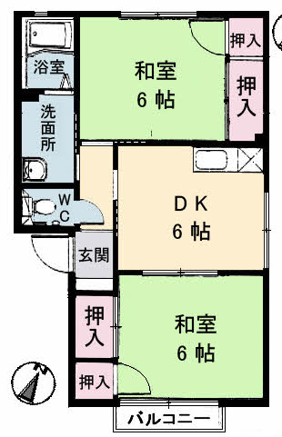 リバーサイドコーポ　Ａ棟 A0202号-2
