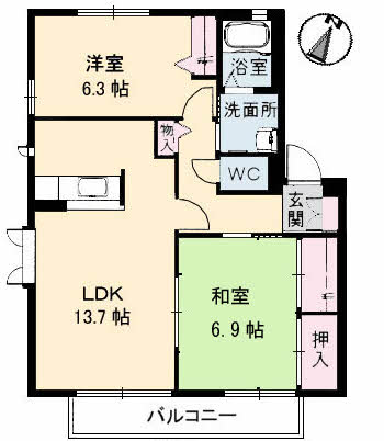 グリーンヴィレッジ B棟 B0102号-14