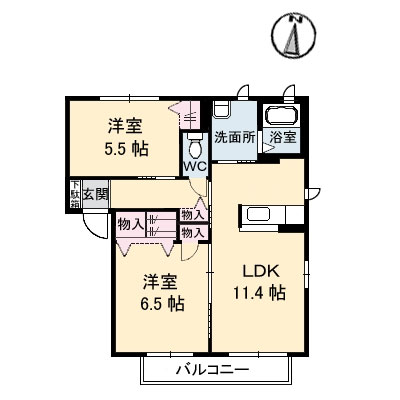 ビューヒルズ若野 B棟 A0202号-16