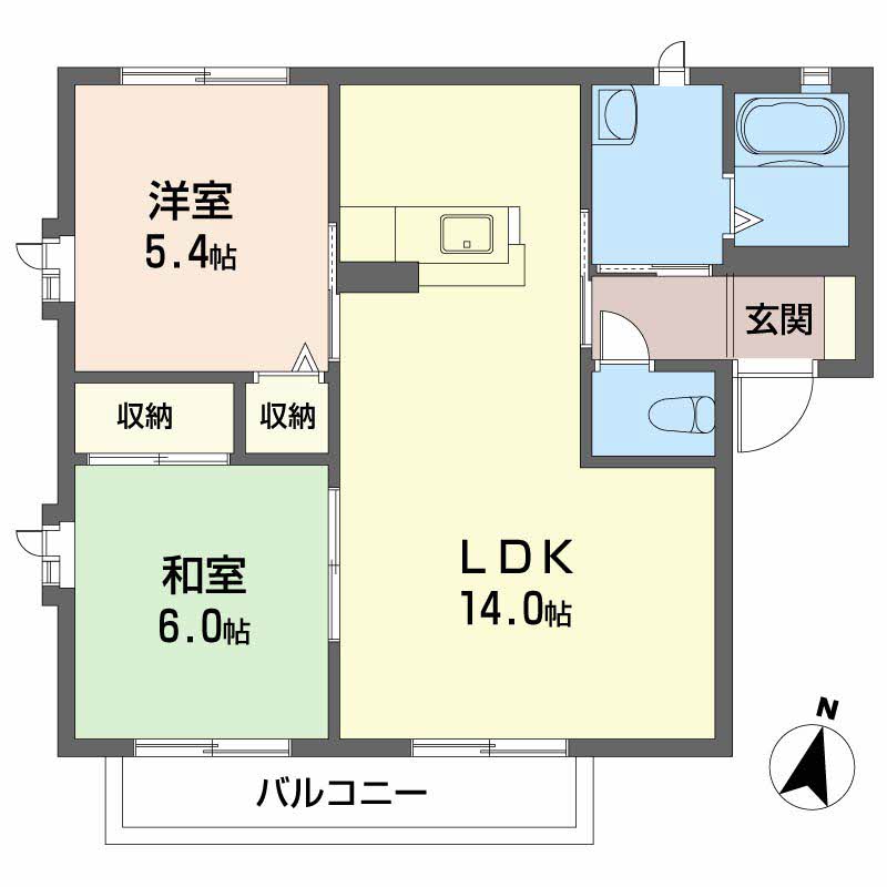 ボンヌメゾン　Ｂ棟B0201-2
