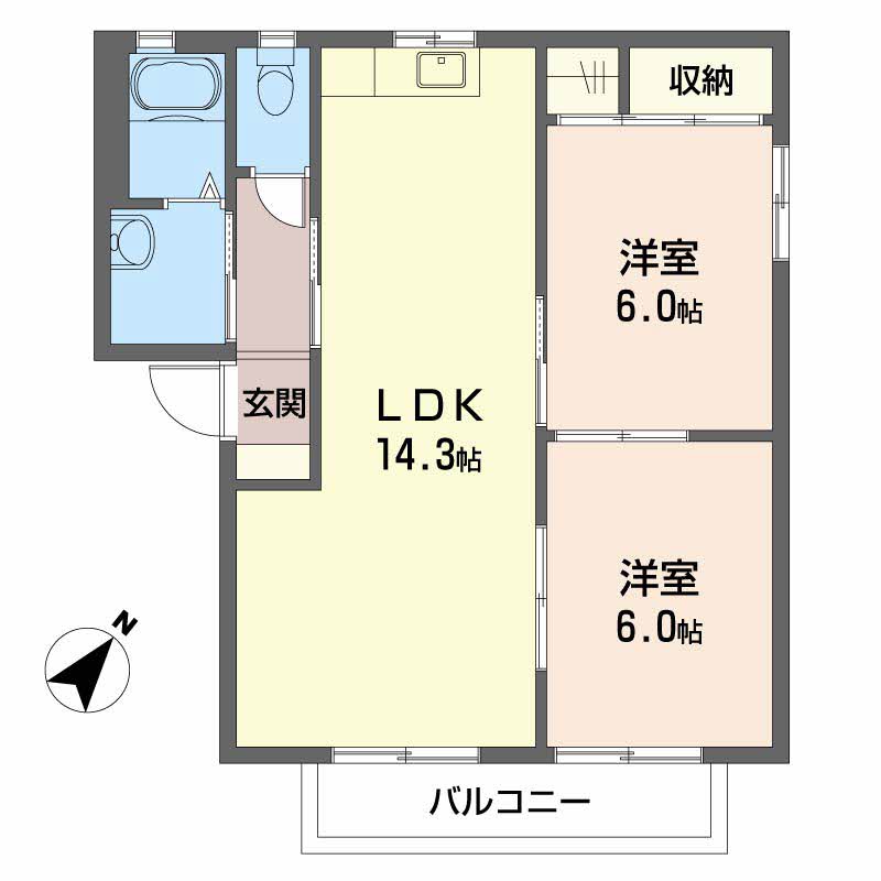 シャーメゾン相田　Ｂ棟B0202-2