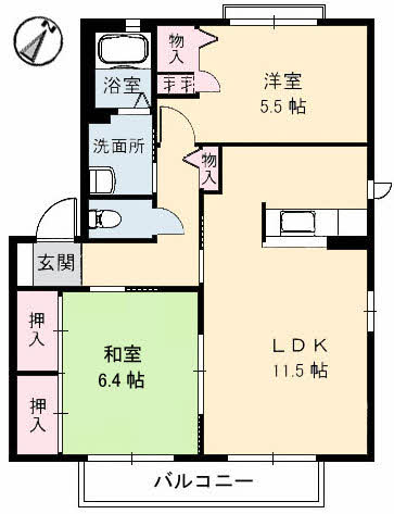 シャーメゾンかがやき　１番館A0201-2