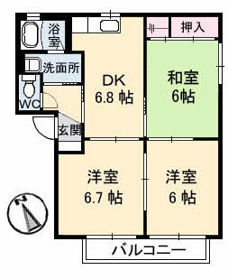 バリュージュ五月が丘　Ａ棟A0102-2