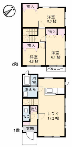 シェソワ（長束西）　Ⅲ-2