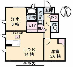フィオレンテ　Ｂ棟B0102-2