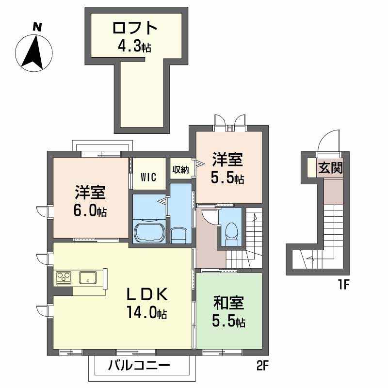 フィオレンテ　Ｂ棟B0202-2