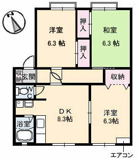 サンビレッジ平野　Ｂ棟B0101-2