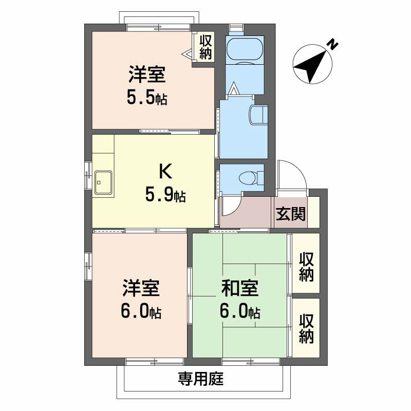 ヴィラシーン 弐番館 B0102号-13