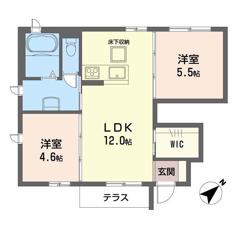 エクレール長楽寺　Ａ棟A0101-2