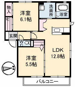 ヴィラメリディアン楽々園A0202-2
