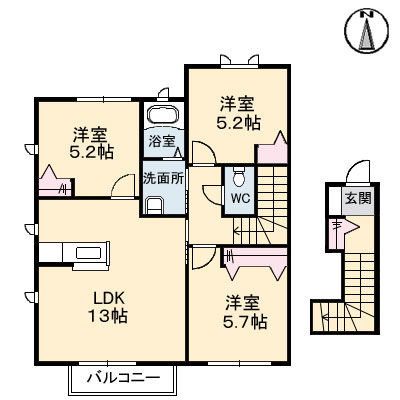 エール東原　Ｂ棟B0202-2