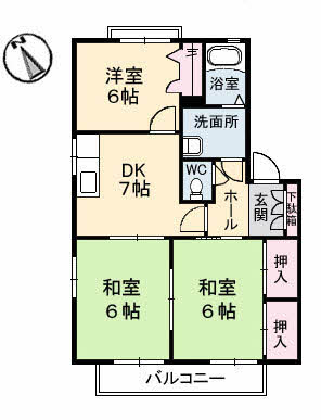 ファミーユ阿品　Ａ棟A0202-2