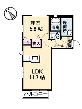 リアージュ　Ｂ棟 B0203号-2