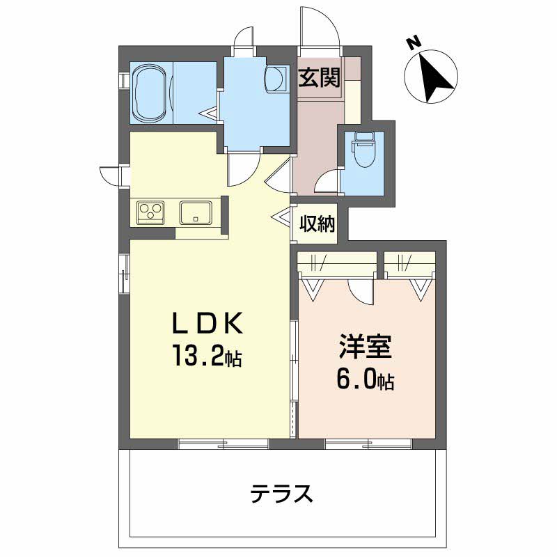ヴァン・ベール　Ｃ棟 C0101号-2