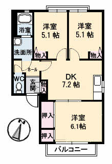 ハイツ西光寺　Ａ棟A0201-2