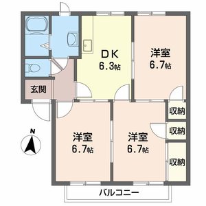 フレグランスみどり A棟 A0202号-16