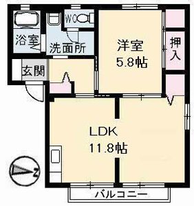 フレグランス駅家　Ｂ棟 B0102号室