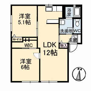トリニータ　Ｃ棟 C0101号室