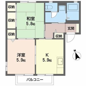 メゾンティアラ B棟 B0201号-15