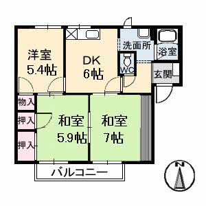 エスパディ　Ａ棟 A0201号室