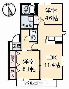 サニーコート　Ｂ棟 B0201号室