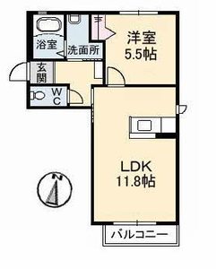 グランラシュレ B棟 B0201号-13