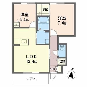 ヴィラシーン神辺 A棟 A0102号-14