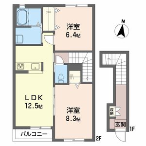 フロレゾン B棟 B0202号-2