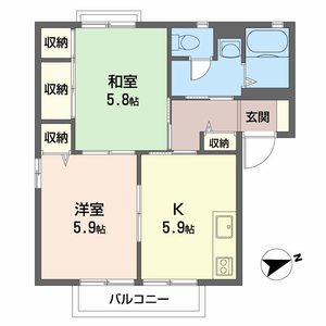 サングリーン　Ａ棟 A0202号-16